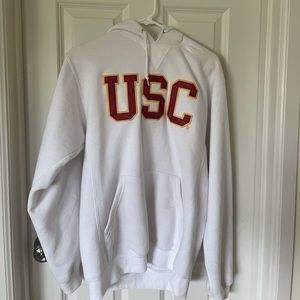 USC white hoodie, barely worn, great condition